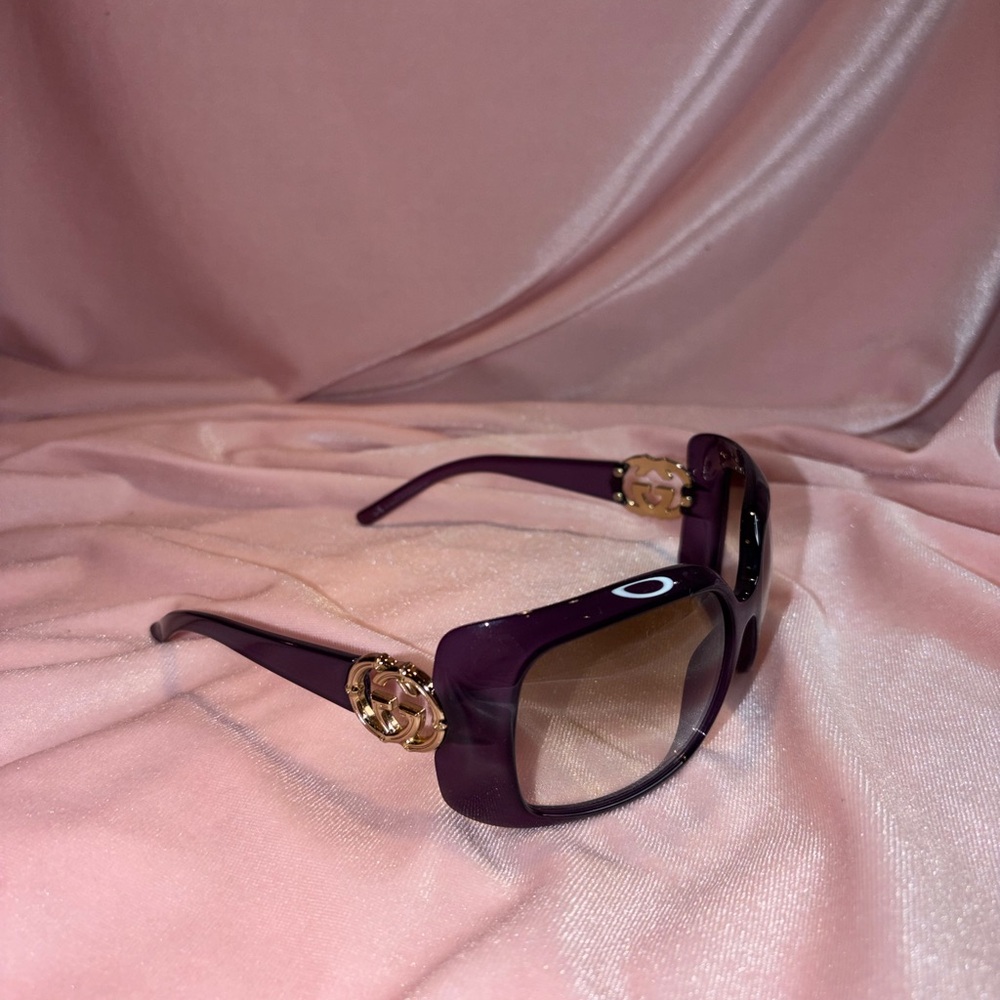 Vintage Authentic Gucci Sunglasses – Purple & Gold (Discontinued)